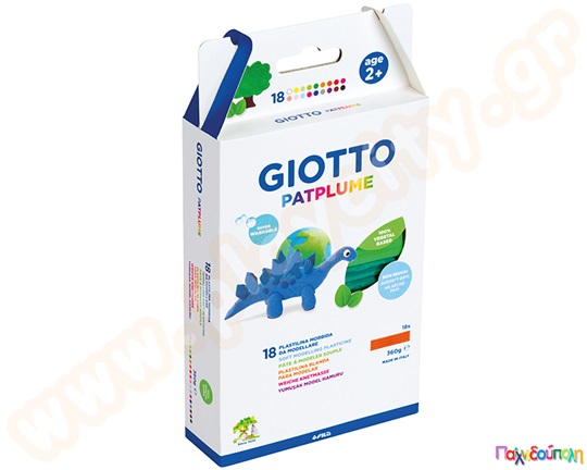 Πλαστελίνη Giotto Patplume σετ Κλασικά και Φωσφορούχα χρώματα