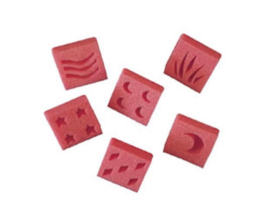 Σφραγίδες σπόγγοι αποτύπωμα