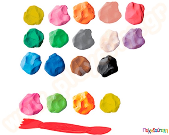 Πλαστελίνη Giotto Patplume σετ Κλασικά και Φωσφορούχα χρώματα