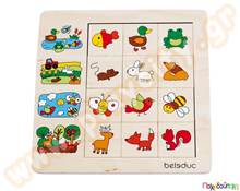 Παζλ ταξινόμησης, στο σπίτι μας  Ξύλινα Εκπαιδευτικά Παζλς