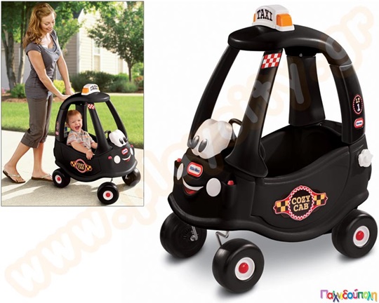 Πλαστικό αυτοκίνητο Ευχάριστο Ταξάκι Μαύρο Coupe Little Tikes