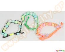 Χάντρες pastel ριγέ  Διακοσμητικές Χάντρες - Κουμπιά