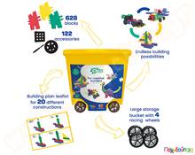 Κατασκευαστικό Σετ Clics (rollerbox με 750 τεμάχια)  Πλαστικά Παιχνίδια Κατασκευών Clics - Flexy