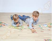 Παζλ με πλαίσιο ο ζωολογικός κήπος  Ξύλινα Εκπαιδευτικά Παζλς