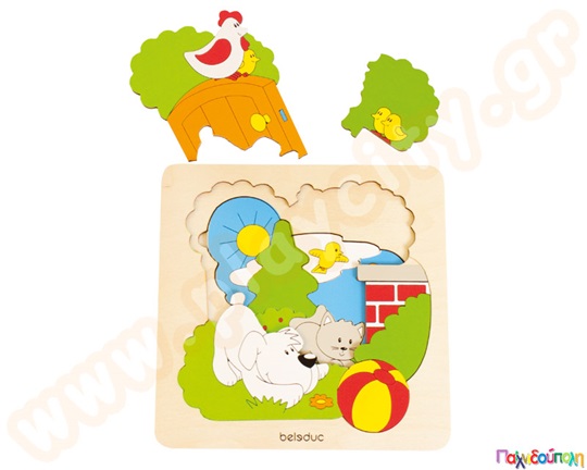 Παζλ επιπέδων ο κήπος