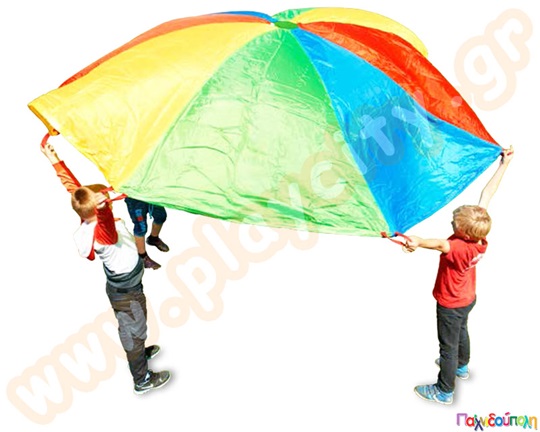 Αλεξίπτωτο Γυμναστικής-Ψυχοκινητικής διαμέτρου 175 εκ. με 8 λαβές