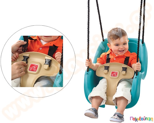 Παιδική Κούνια Ασφαλείας τιρκουάζ Step2