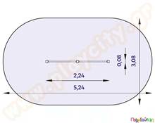Μονόζυγο Διπλό  Μεταλλικά Κέντρα Παιδικής Χαράς