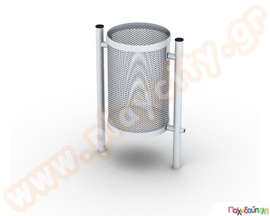 Ανοξείδωτος Κάδος Απορριμμάτων