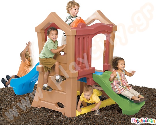 Γυμναστήριο Δραστηριοτήτων με Δύο Τσουλήθρες Step2