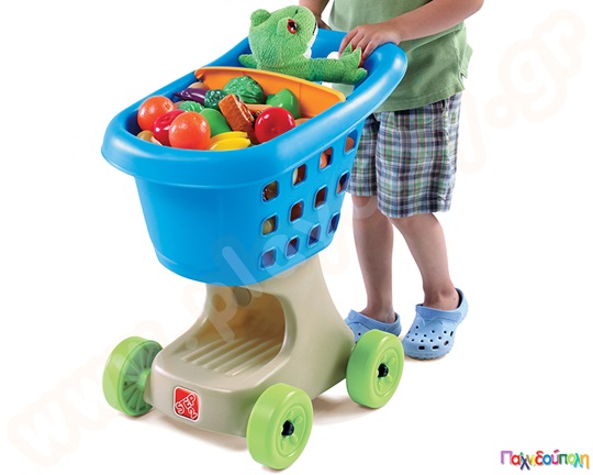 Καρότσι Super Market μπλε Step2