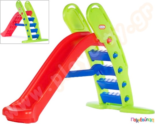 Πλαστική τσουλήθρα Γιγάντια, εύκολης αποθήκευσης Primary Little Tikes