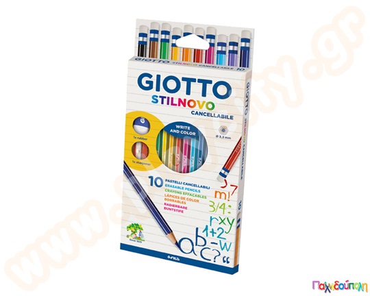 Ξυλομπογιές Stilnovo που σβήνουν