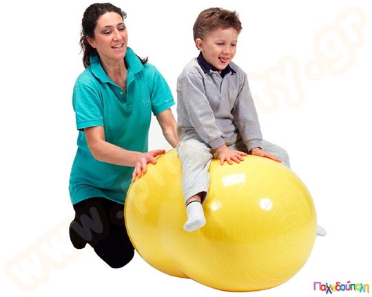 Μπάλα γυμναστικής φυστίκι Μήκος (50) εκ, Διάμετρος (30) εκ.