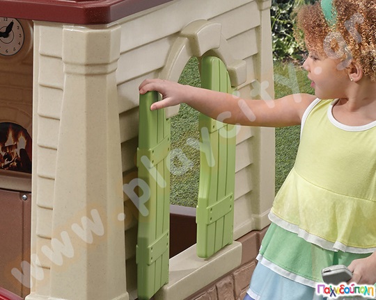 Παιδικό Σπιτάκι Neat n Tidy μπορντό Step2