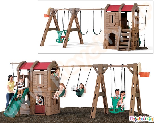 Φρούριο Παιχνιδιού και Δραστηριοτήτων με κούνια κριό Step2