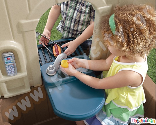 Παιδικό Σπιτάκι Neat n Tidy μπορντό Step2