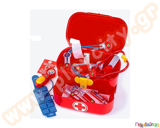 Βαλιτσάκι γιατρού διώροφο με εργαλεία