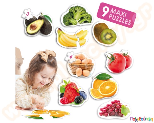 Baby Puzzles - Υγιεινά φαγητά