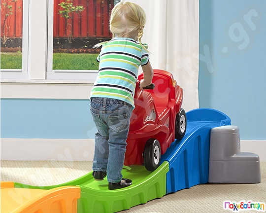 Μονοθέσιο coaster με ράμπα και διαδρομή Step2