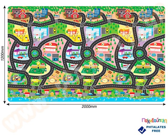 Χαλί Παιχνιδιού Πόλη