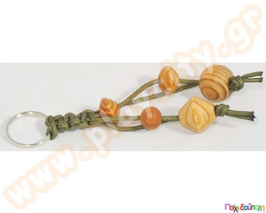 Ξύλινες χάντρες πεύκου