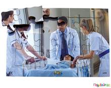 Παζλ με επαγγέλματα υγείας - Γιατρός  Ξύλινα Εκπαιδευτικά Παζλς