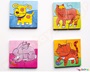 Σετ 4 Βρεφικά παζλ - Κατοικίδια