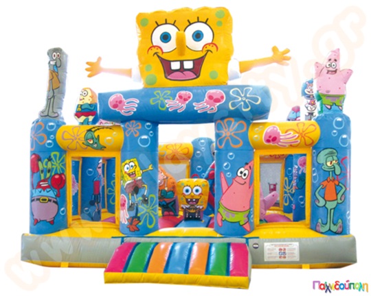 Φουσκωτό Παιχνίδι Μπομπ Σφουγγαράκης (με 1 blower)