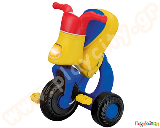 Τρίκυκλο ποδήλατο με πεντάλ μπλε Grow n Up