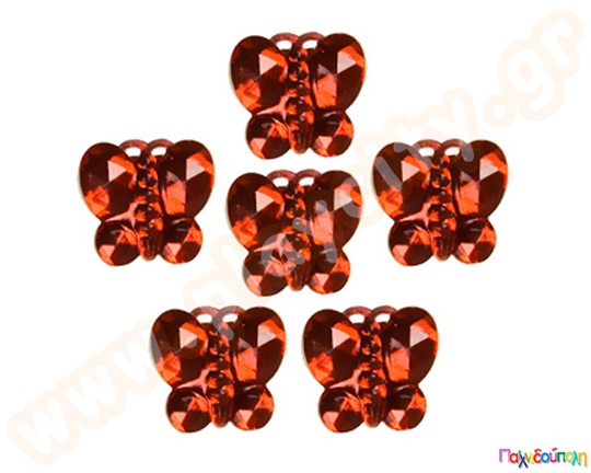 Διακοσμητικές πούλιες πεταλούδες σετ 100 τμχ 10mm