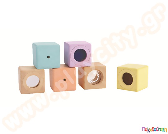 Κυβάκια αισθήσεων Plan Toys