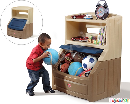 Βιβλιοθήκη και Παιχνιδόκουτο καφέ Step2