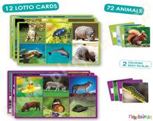 Εκπαιδευτικό παιχνίδι Λόττο 72 ζώα  Εκπαιδευτικά Παιχνίδια Γνώσεων