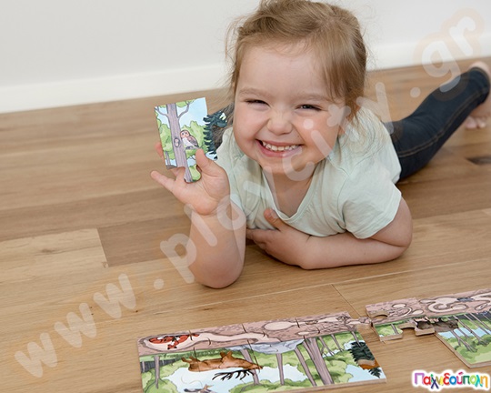 Παζλ ανακαλύπτοντας το δάσος 40 τμχ