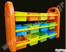 Σύστημα αποθήκευσης με 12 πλαστικά συρτάρια  Συστήματα Αποθήκευσης - Παιχνιδόκουτα