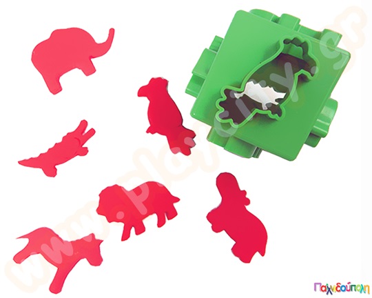 Κύβος κοπής πλαστελίνης ζώα ζούγκλας