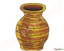 Σετ Πιθάρι και γραφείο  Θέατρο Σκιών - Καραγκιόζης