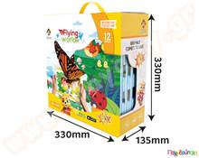 Χαλί παιχνιδιού - Puzzle ο κήπος των πουλιών 32x32x1 cm  Δάπεδα Ασφαλείας Παιδικού Δωματίου