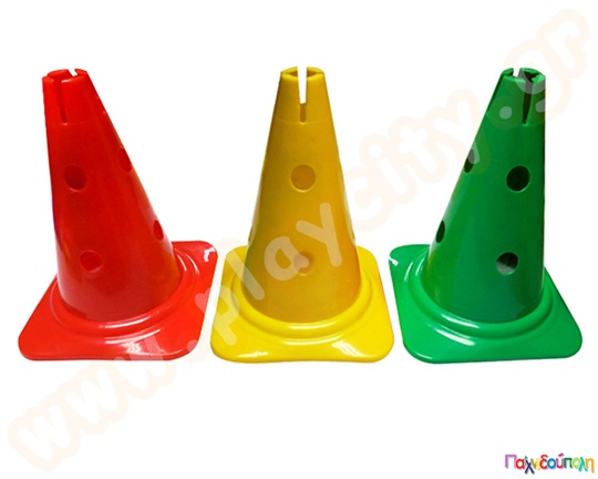 Διαδρομές Ισορροπίας Κώνοι άθλησης-στήριξης 12 τρύπες / (32) εκ.