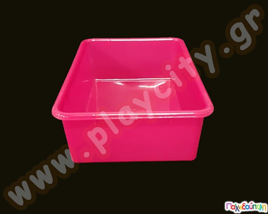 Μεγάλο πλαστικό κουτί χρωματιστό