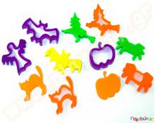 Σετ φόρμες πλαστελίνης Halloween  Εργαλεία Πλαστελίνης και Πηλού