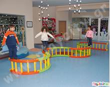 Σκάλα ισορροπίας - Roller  Διαδρομές ισορροπίας