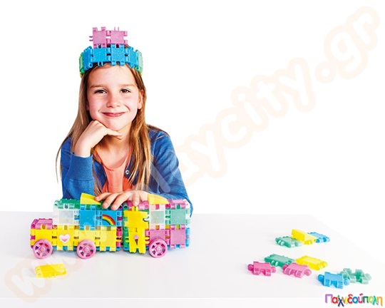 Κατασκευαστικό Σετ Glitter Clics (κουβάς με 175 τεμάχια)