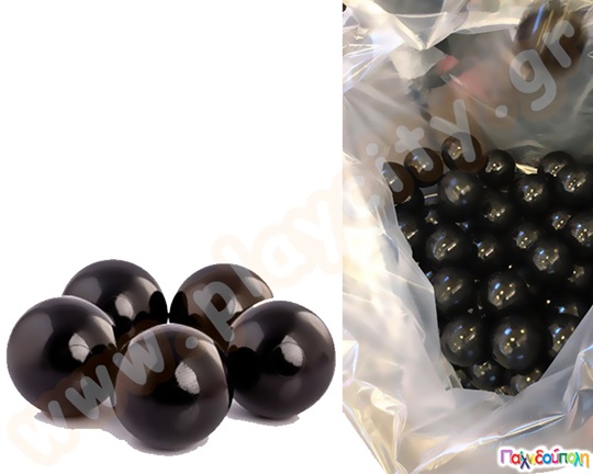 Μπαλάκια πισίνας μαύρα Φ9,5 εκ. σετ 500 τεμάχια