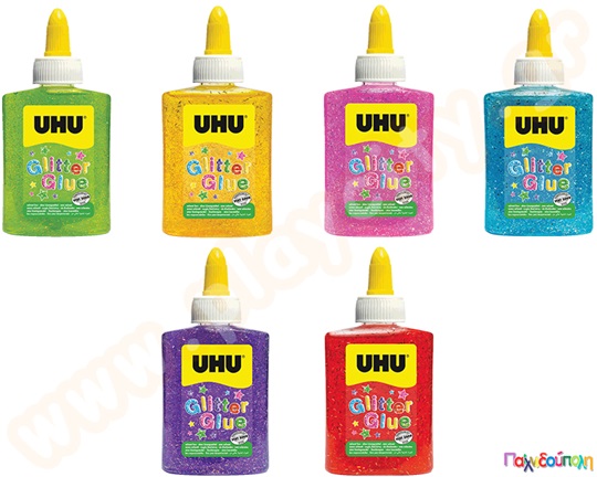 UHU Glitter Glue 90 γρ.