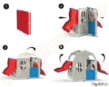 Παιδικό Σπιτάκι Πτυσσόμενο  Παιδικά Σπιτάκια - Κάστρα