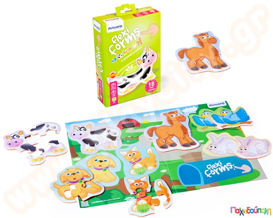 Παζλ ζωάκια flexi