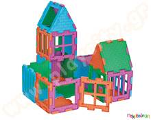 Οικοδομικό υλικό Poly Genius 32 τεμαχίων  Πλαστικά Παιχνίδια Κατασκευών με Τουβλάκια