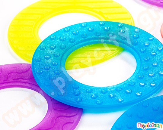 Διαφανείς κρίκοι με διαφορετική υφή